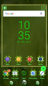 Green Xperia Theme screenshot 4