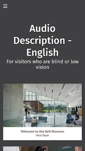 Bell Museum Audio Guide screenshot 3