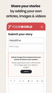 YourWorld screenshot 1