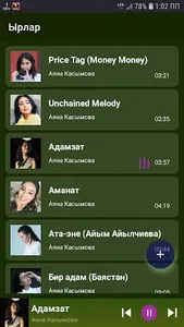 Аяна Касымова - ырлар жыйнагы screenshot 0