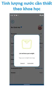 Water reminder: Nhắc uống nước screenshot 4