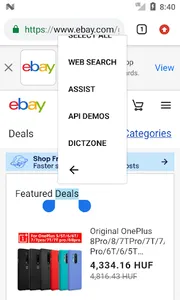 DictZone szótár screenshot 1