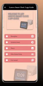 Lenovo Smart Clock 2 app Guide screenshot 0