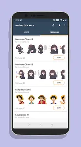 Anime Stickers Pack screenshot 2