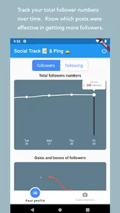 Social Track 📝 & Ping 🛎 screenshot 3