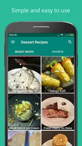 Dessert Recipes Book screenshot 2