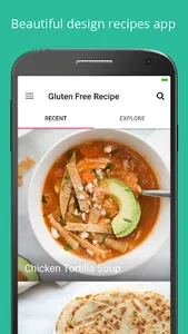 Gluten Free Recipes Food screenshot 0