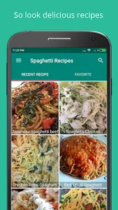 Homemade Spaghetti Recipes screenshot 3