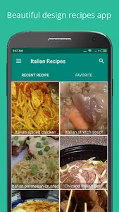 Italian Recipes Book screenshot 0