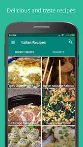 Italian Recipes Book screenshot 1