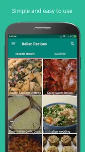 Italian Recipes Book screenshot 2