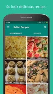 Italian Recipes Book screenshot 3