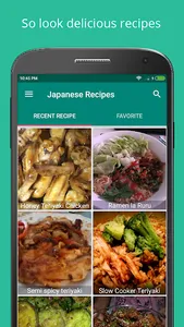 Japanese Food Recipes Cookbook screenshot 2