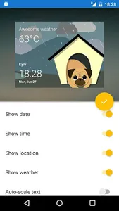 Pugz: Weather Widget screenshot 0