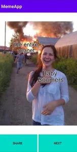 MemeApp screenshot 1