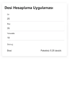 Desi Hesaplama screenshot 3