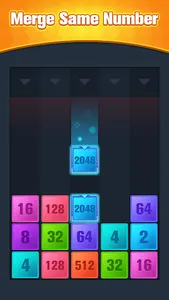 2048 Merge: Number Puzzle Game screenshot 2