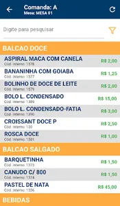 YzFood Garçom screenshot 6