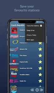 Czech radio stations screenshot 2