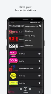 Croatian radio stations screenshot 2