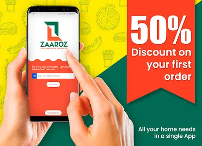 ZAAROZ All in One Delivery App screenshot 0