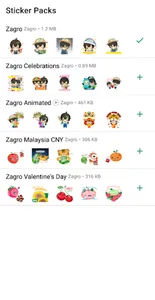 Zagro Stickers screenshot 0