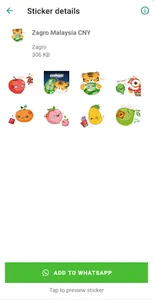 Zagro Stickers screenshot 2