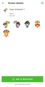 Zagro Stickers screenshot 3
