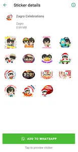 Zagro Stickers screenshot 4