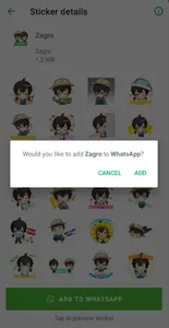 Zagro Stickers screenshot 6