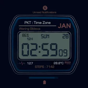 Classic Digital Watch Face screenshot 1