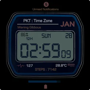 Classic Digital Watch Face screenshot 5