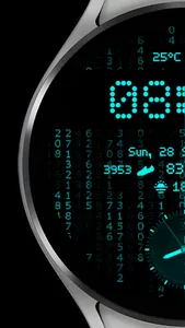 Digital+ Matrix Watch Face screenshot 1