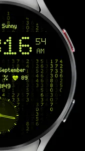 Digital+ Matrix Watch Face screenshot 2