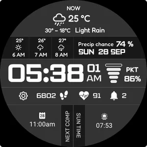 Sci-Fi Max Watch Face screenshot 11