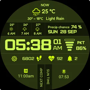 Sci-Fi Max Watch Face screenshot 12