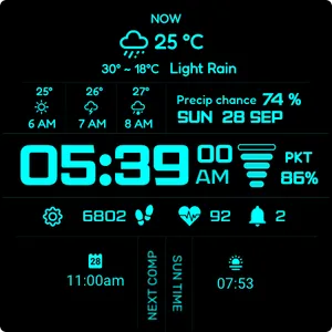 Sci-Fi Max Watch Face screenshot 14