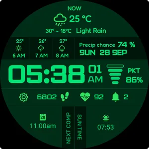 Sci-Fi Max Watch Face screenshot 9