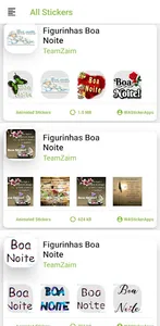 Figurinhas Boa Noite screenshot 3