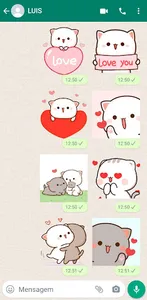 Figurinhas Amor screenshot 2