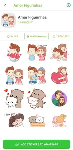 Figurinhas Amor screenshot 3