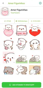 Figurinhas Amor screenshot 4