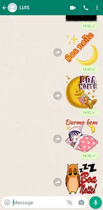 Bom dia e Boa noite Figurinhas screenshot 3