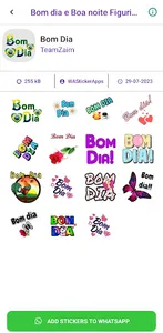 Bom dia e Boa noite Figurinhas screenshot 4