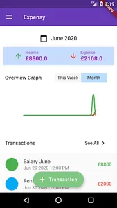 Expensy screenshot 2