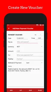 Cash Payment Voucher screenshot 0