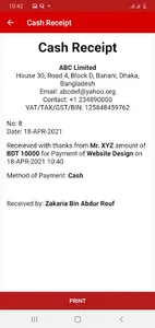 Cash Receipt screenshot 12