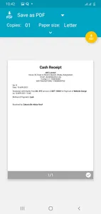 Cash Receipt screenshot 5
