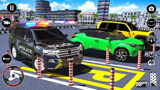 Police Prado Parking Car Games screenshot 13