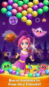 Bubble Pop 2-Witch Bubble Game screenshot 1